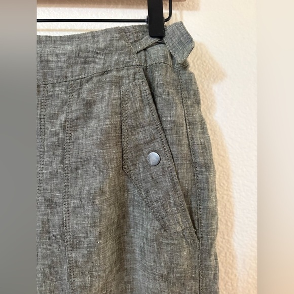 Athlete Voyager Linen Pant size 2 Green - Picture 3 of 4